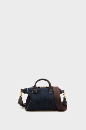 Purificacion Garci Women Denim Blue Crossbody Bags Algo Prestado Handbag