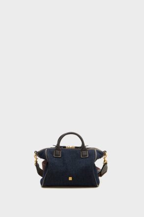Purificacion Garci Women Denim Blue Crossbody Bags Algo Prestado Handbag - Image 4