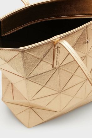 Purificacion Garci Women Gold/Black Origami Zipped Shoulder Bag Shoulder Bags - Image 4