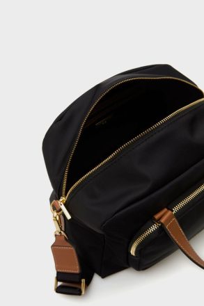 Purificacion Garci Women Handbags Black Nylon Crossbody Bag - Image 3