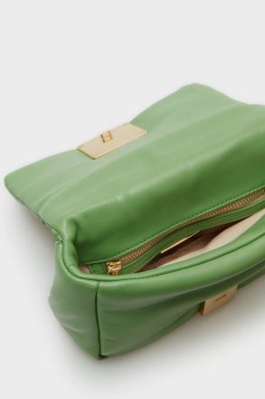 Purificacion Garci Women Homenaje Acolchado Crossbody Bag Shoulder Bags Green - Image 3