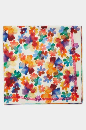 Purificacion Garci Women Multicolor Scarves Florianopolis 90 Silk Scarf - Image 3
