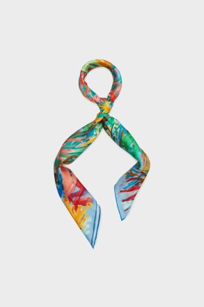 Purificacion Garci Women Multicolor Scarves Matisse Al Cubo 90 Silk Scarf - Image 2