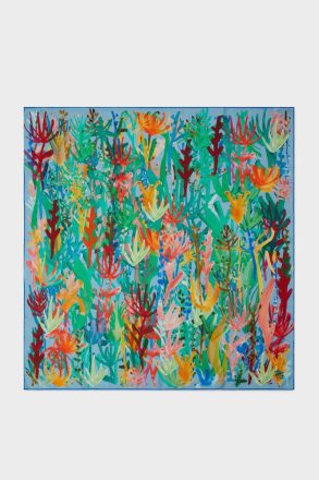 Purificacion Garci Women Multicolor Scarves Matisse Al Cubo 90 Silk Scarf