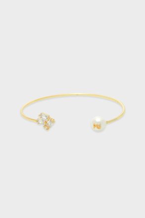 Purificacion Garci Women Pearl Gold Radiant Pearl Cuff