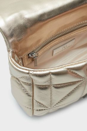 Purificacion Garci Women Platinum Shoulder Bags Homenaje Acolchado Cross Body Bag - Image 3