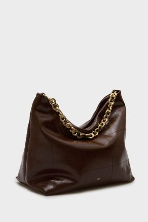 Purificacion Garci Women Shoulder Bags Brown Bizcocho Shoulder Bag - Image 2