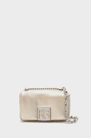 Purificacion Garci Women Shoulder Bags Homenaje Acolchado Crossbody Bag Metallic White