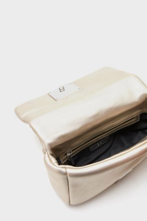 Purificacion Garci Women Shoulder Bags Homenaje Acolchado Crossbody Bag Metallic White - Image 3