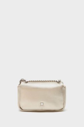 Purificacion Garci Women Shoulder Bags Homenaje Acolchado Crossbody Bag Metallic White - Image 4