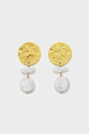 Purificacion Garci Women Vermeer Earrings Earrings Gold/White