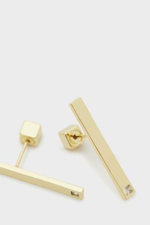 Radiant Earrings Women Purificacion Garci Crystal Gold - Image 2