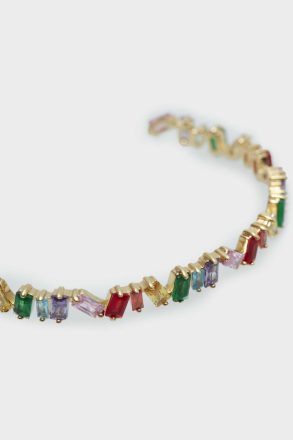 Rectangles Cuff Purificacion Garci Gold/Multicolor Bracelets Women - Image 2