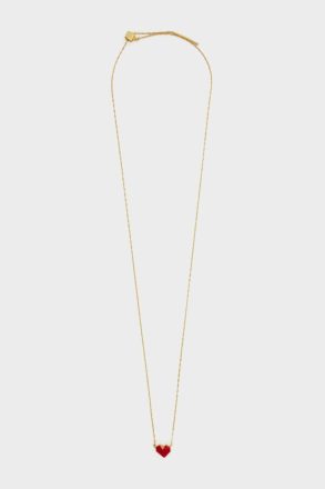 Red Origami Necklace Fun Purificacion Garci Women