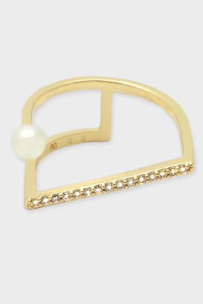 Rings Radiant Pearl Ring Purificacion Garci Gold Women - Image 2