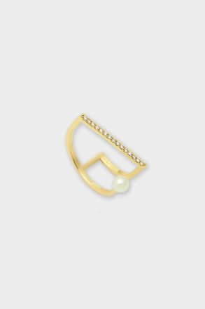 Rings Radiant Pearl Ring Purificacion Garci Gold Women