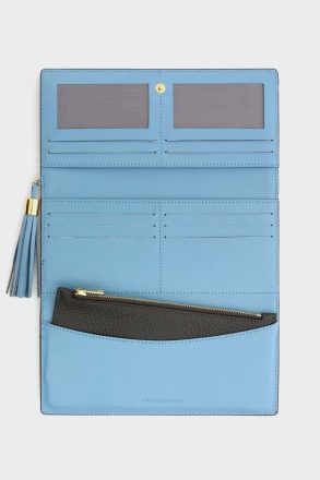 Samburu American Wallet With Detachable Coin Purse Iron Grey Women Large Wallets Purificacion Garci - Image 2