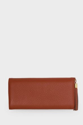 Samburu American Wallet With Detachable Coin Purse Large Wallets Purificacion Garci Old Orange Women - Image 3