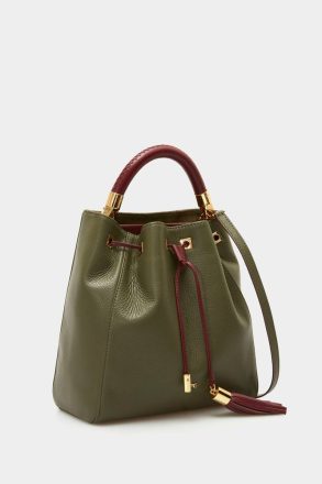 Samburu Bucket Bag Handbags Purificacion Garci Khaki Women - Image 2