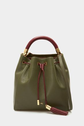 Samburu Bucket Bag Handbags Purificacion Garci Khaki Women