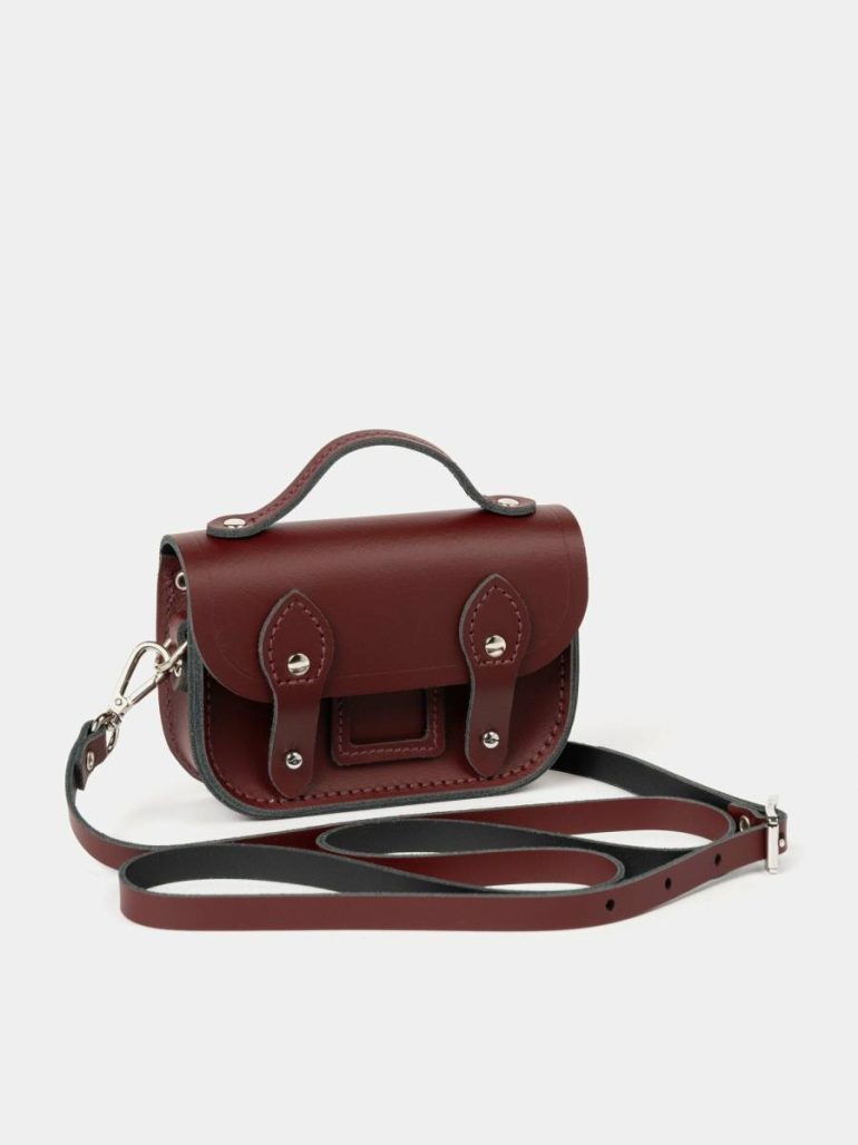 Satchels Cambridge Satchel The Micro Satchel - Oxblood Women - Image 2