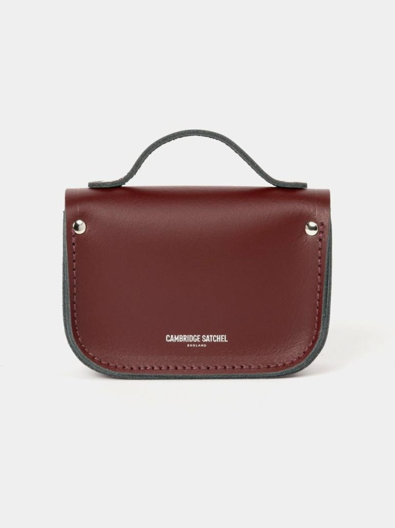 Satchels Cambridge Satchel The Micro Satchel - Oxblood Women - Image 3