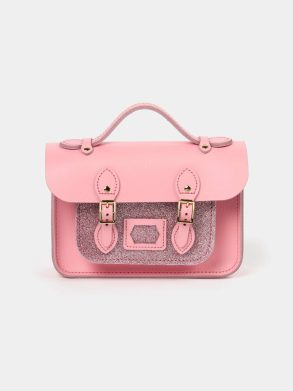 Satchels The Mini - Popular Pink Celtic With Pink Glitter Cambridge Satchel Women