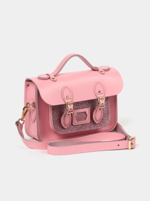 Satchels The Mini - Popular Pink Celtic With Pink Glitter Cambridge Satchel Women - Image 4