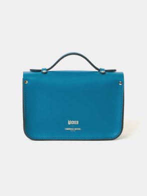 Satchels The Mini - Shiz Blue With Bi-Colour Twisted Strap Cambridge Satchel Women - Image 4
