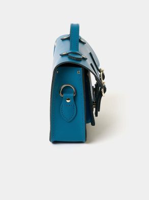 Satchels The Mini - Shiz Blue With Bi-Colour Twisted Strap Cambridge Satchel Women - Image 5