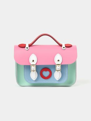 Satchels Women The Mini - Love Hearts Multi-Coloured Cambridge Satchel