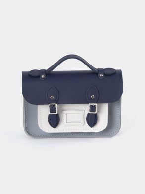 Satchels Women The Mini - Midnight Picnic Matte, French Grey & Clay Cambridge Satchel