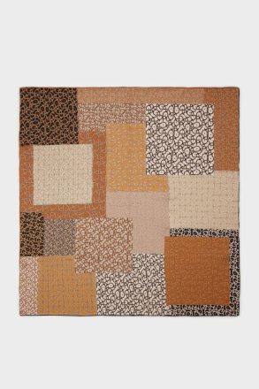 Scarves Gutenberg 90 Silk Scarf Purificacion Garci Women Camel