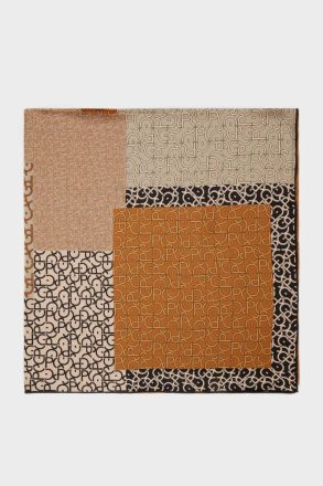 Scarves Gutenberg 90 Silk Scarf Purificacion Garci Women Camel - Image 3