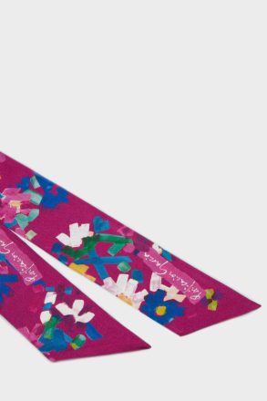 Scarves Magenta Women Purificacion Garci Bohemia Silk Skinny - Image 2