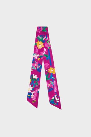 Scarves Magenta Women Purificacion Garci Bohemia Silk Skinny