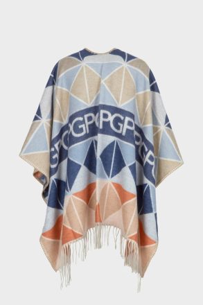 Scarves Multicolor Origami Wool Poncho Women Purificacion Garci - Image 3