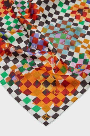 Scarves Multicolor Women Gambito 53 Silk Bandana Purificacion Garci - Image 2