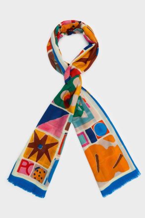 Scarves Pg Icons Wool Scarf Orange/Multicolor Purificacion Garci Women - Image 2