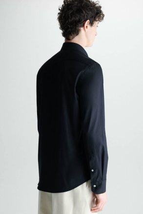 Shirts Black Men Twill Shirt Purificacion Garci - Image 3