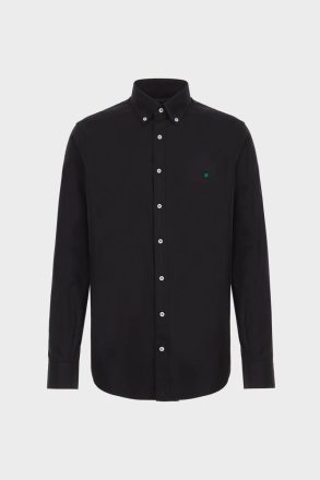Shirts Black Men Twill Shirt Purificacion Garci - Image 5