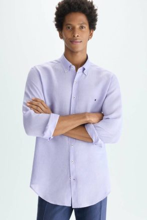 Shirts Purificacion Garci Mallow Men Linen Shirt