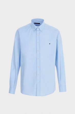 Shirts Sky Blue Purificacion Garci Men Cinta Pg Oxford Shirt - Image 5