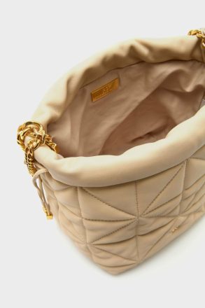 Shoulder Bags Gardenia Women Purificacion Garci Homenaje Acolchado Bucket Bag - Image 3