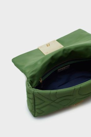 Shoulder Bags Purificacion Garci Homenaje Acolchado Crossbody Bag Green Women - Image 3