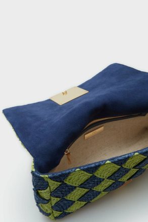 Shoulder Bags Purificacion Garci Klein Blue Homenaje Acolchado Crossbody Bag Women - Image 3