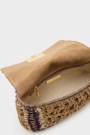 Shoulder Bags Purificacion Garci Women Natural Homenaje Acolchado Crossbody Bag - Image 3