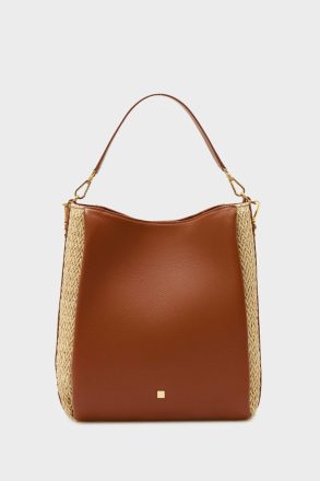 Shoulder Bags Women Natural/Brown La Gran Manzana Shoulder Bag Purificacion Garci - Image 4