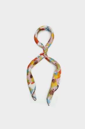 Sky Blue Gambito 90 Silk Scarf Women Scarves Purificacion Garci - Image 2