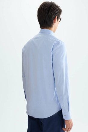 Sky Blue Oxford Shirt Men Purificacion Garci Shirts - Image 3